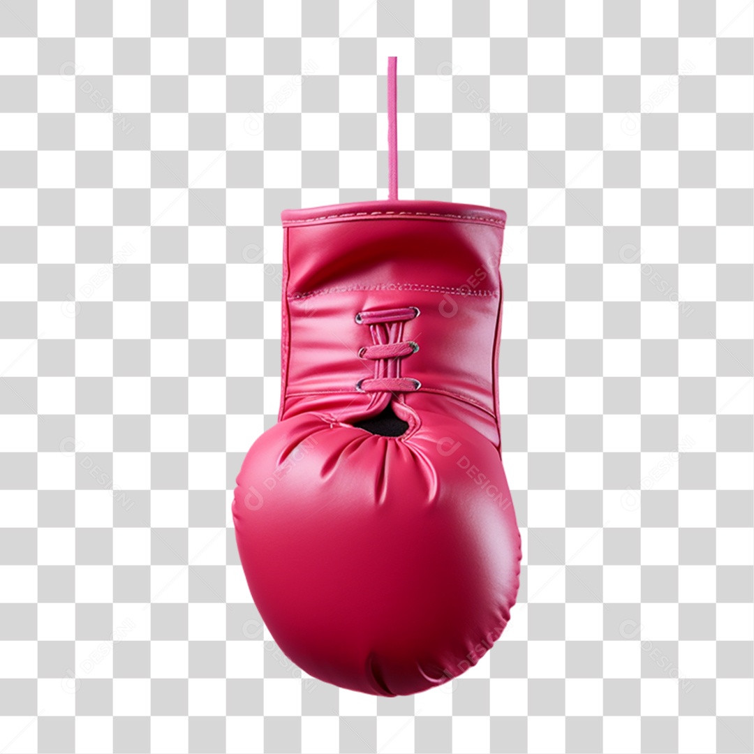 Luvas de Boxe Rosa PNG Transparente