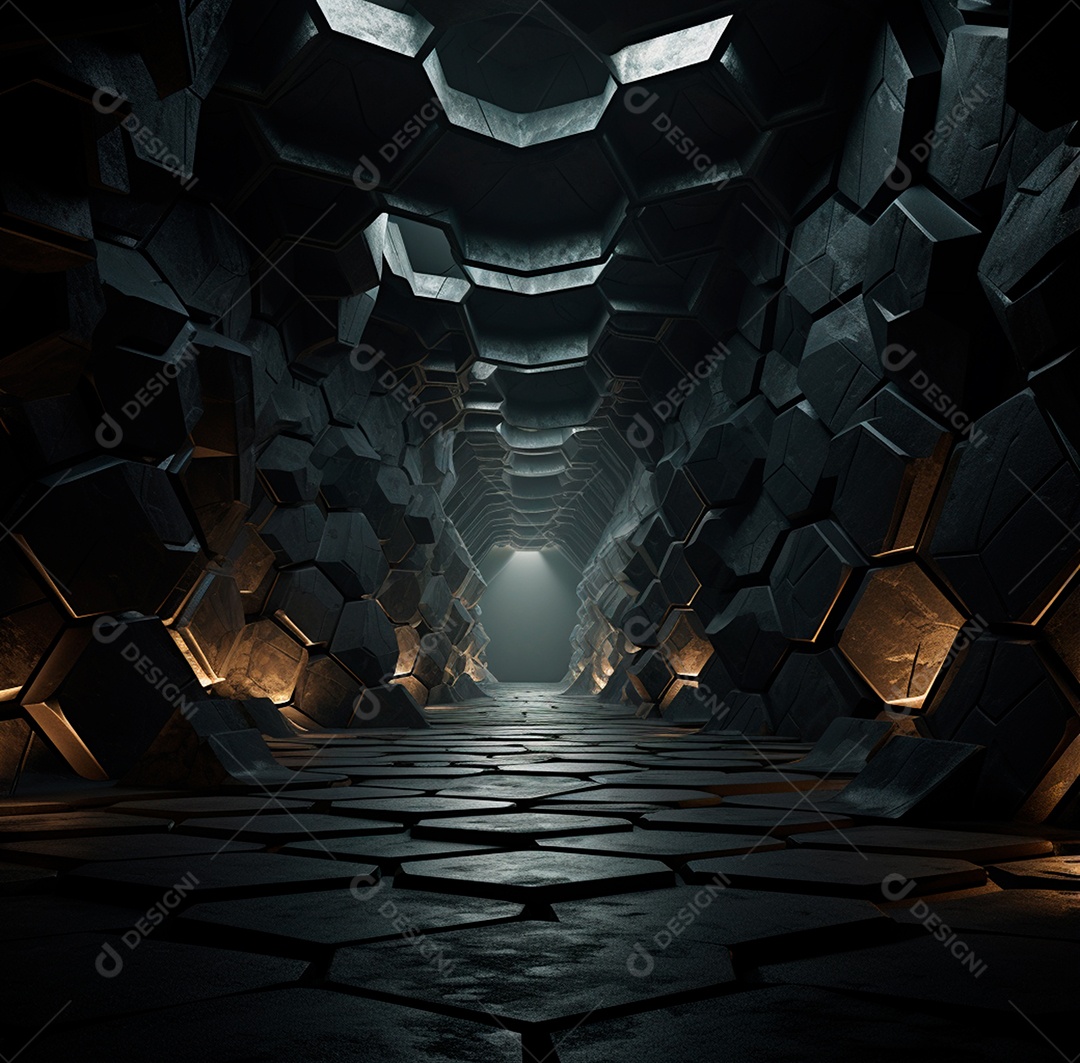 Fundo Preto Futurista para composição