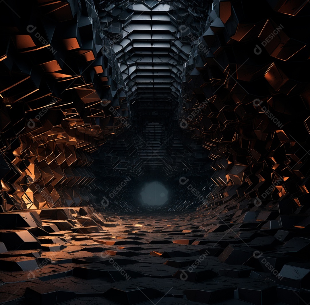 Fundo Preto Futurista para composição
