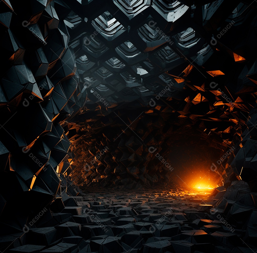 Fundo Preto Futurista para composição