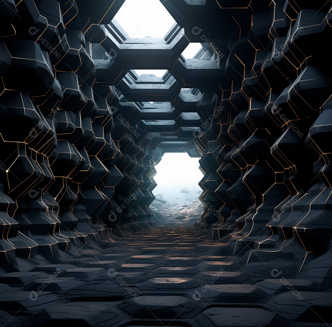 Fundo Preto Futurista para composição