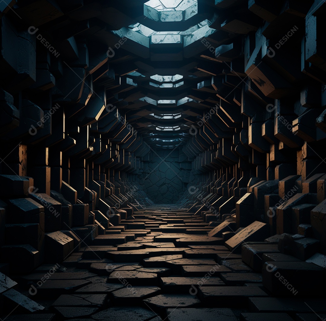 Fundo Preto Futurista para composição