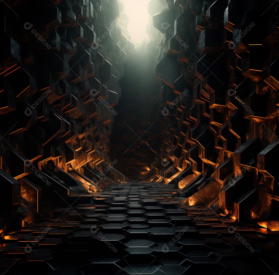 Fundo Preto Futurista para composição