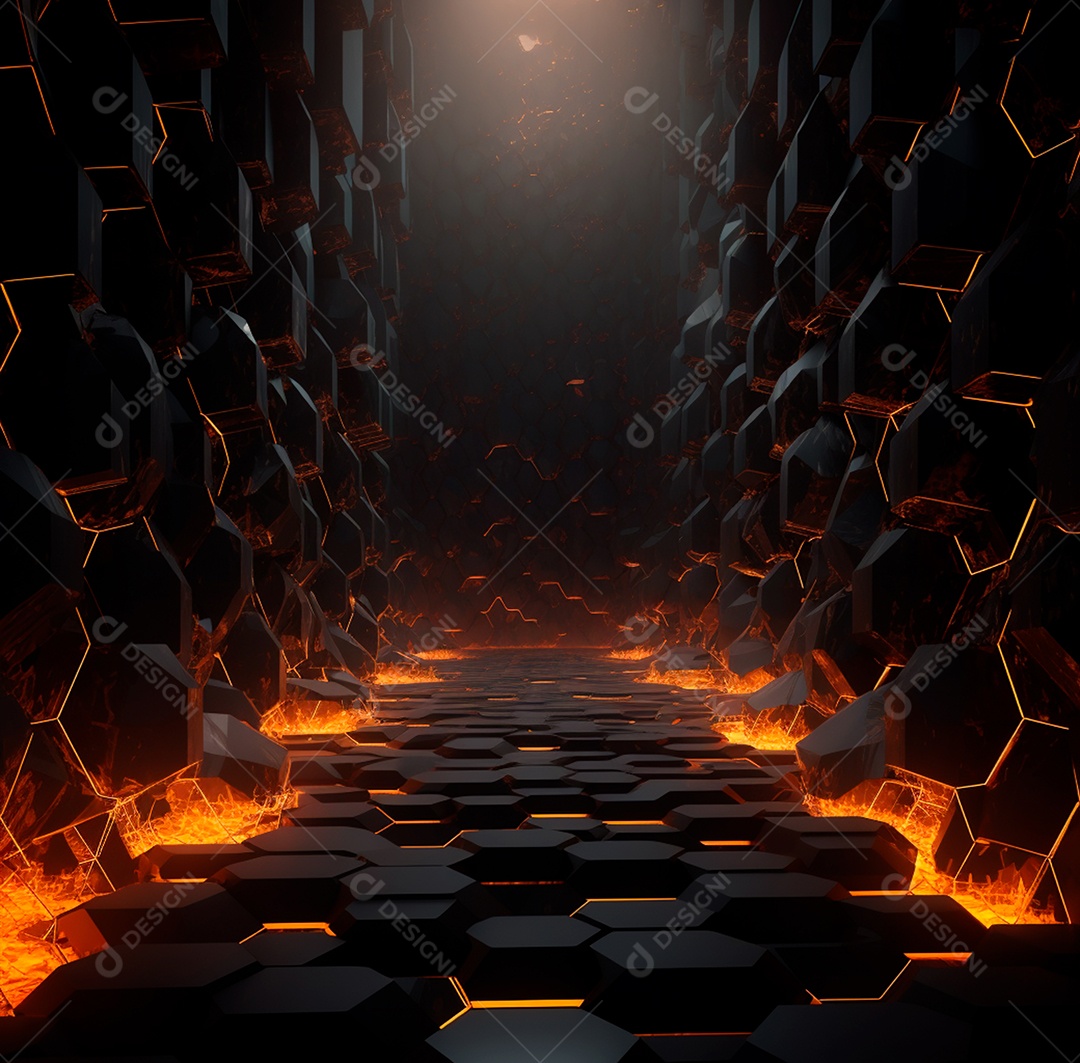 Fundo Preto Futurista para composição