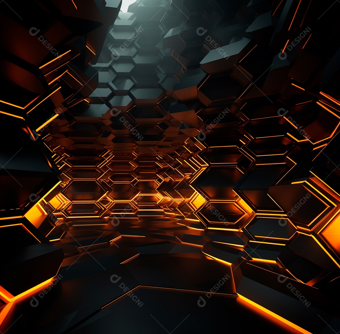 Fundo Preto Futurista para composição