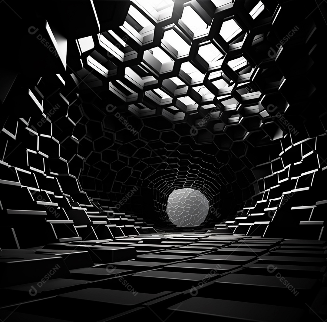 Fundo Preto Futurista para composição