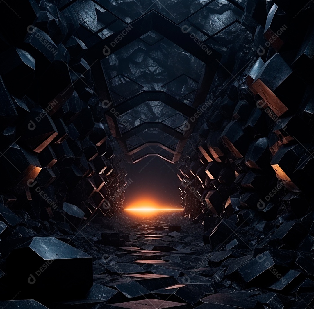 Fundo Preto Futurista para composição