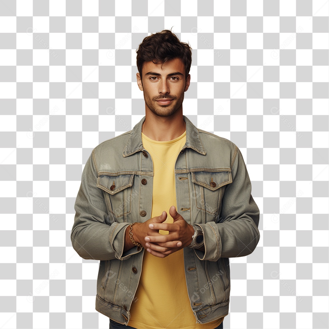 Sete de Setembro Homem de Amarelo PNG Transparente