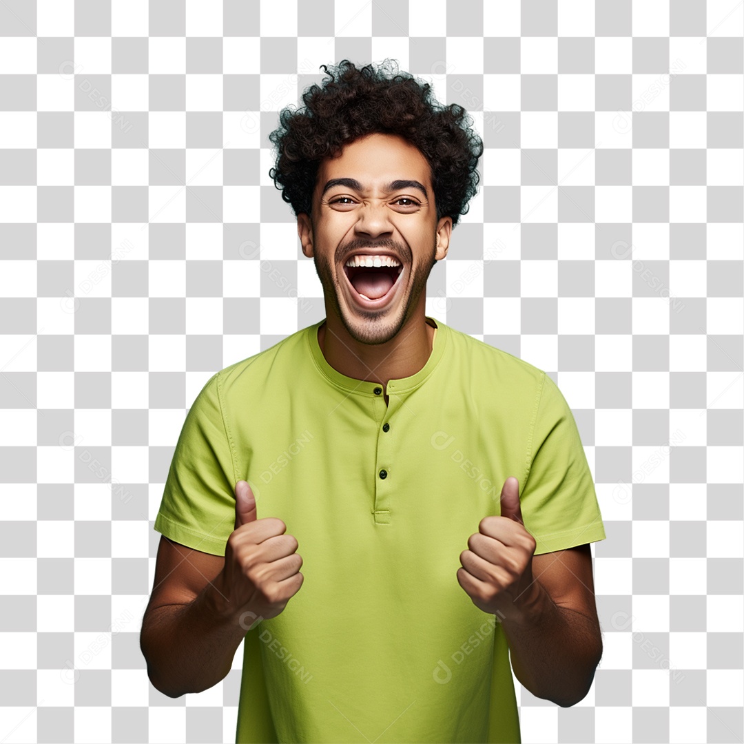 Homem Gritando 7 de Setembro dia da Independência do Brasil PNG Transparente