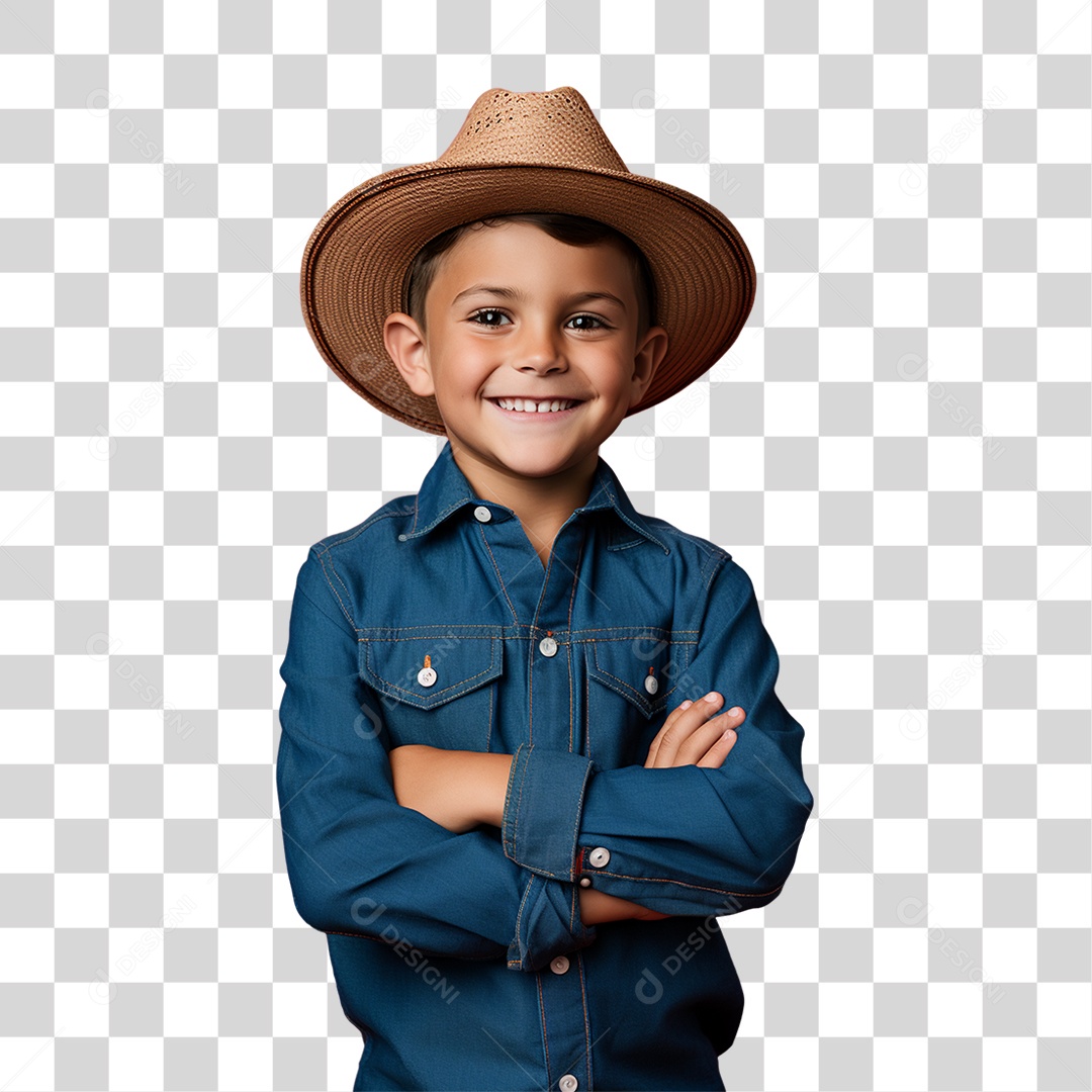 Fazendeiro Criança PNG Transparente