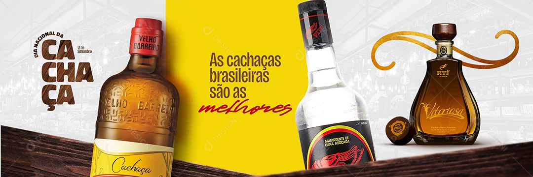 Social Media Carrossel Dia Nacional Da Cachaça 13 De Setembro PSD Editável