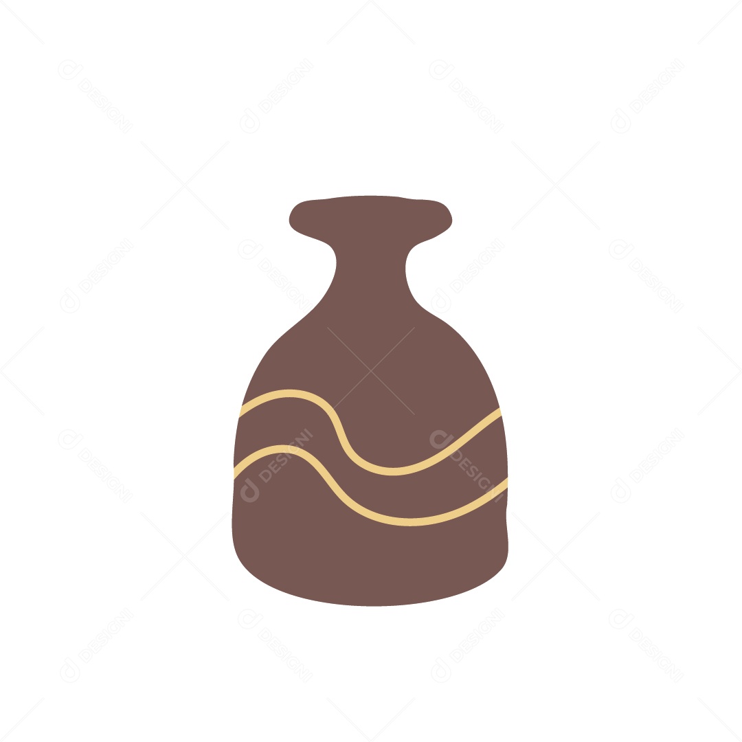 Vaso de Barro Ilustração Vetor EPS