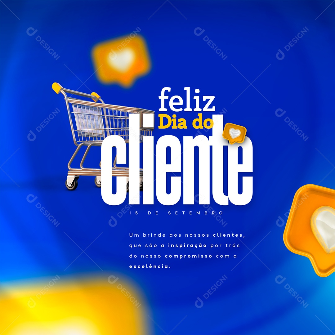 Feliz Dia Do Cliente 15 De Setembro Social Media PSD Editável