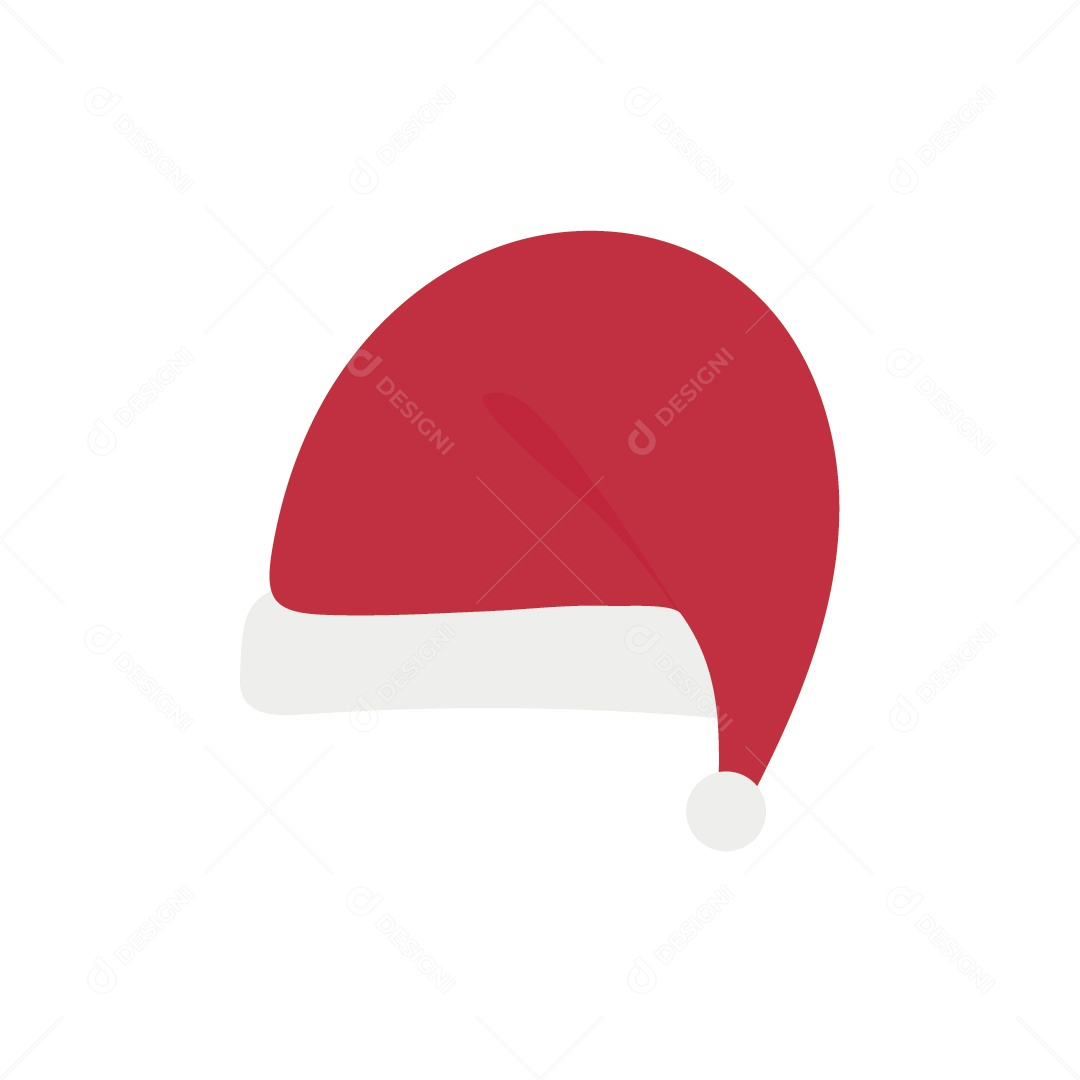 Gorro de Papai de Noel Ilustração Vetor EPS