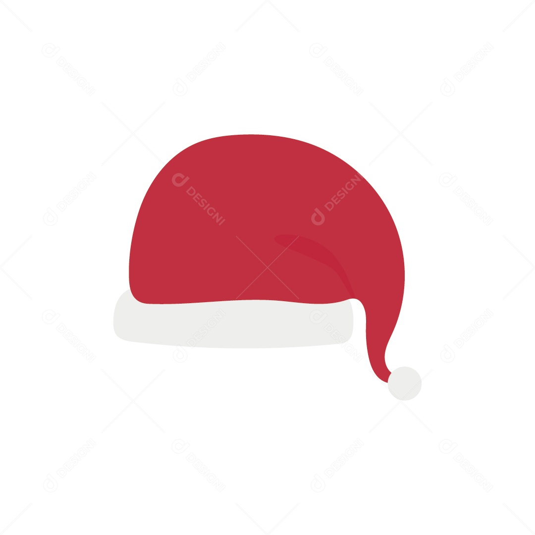 Gorro de Papai de Noel Ilustração Vetor EPS