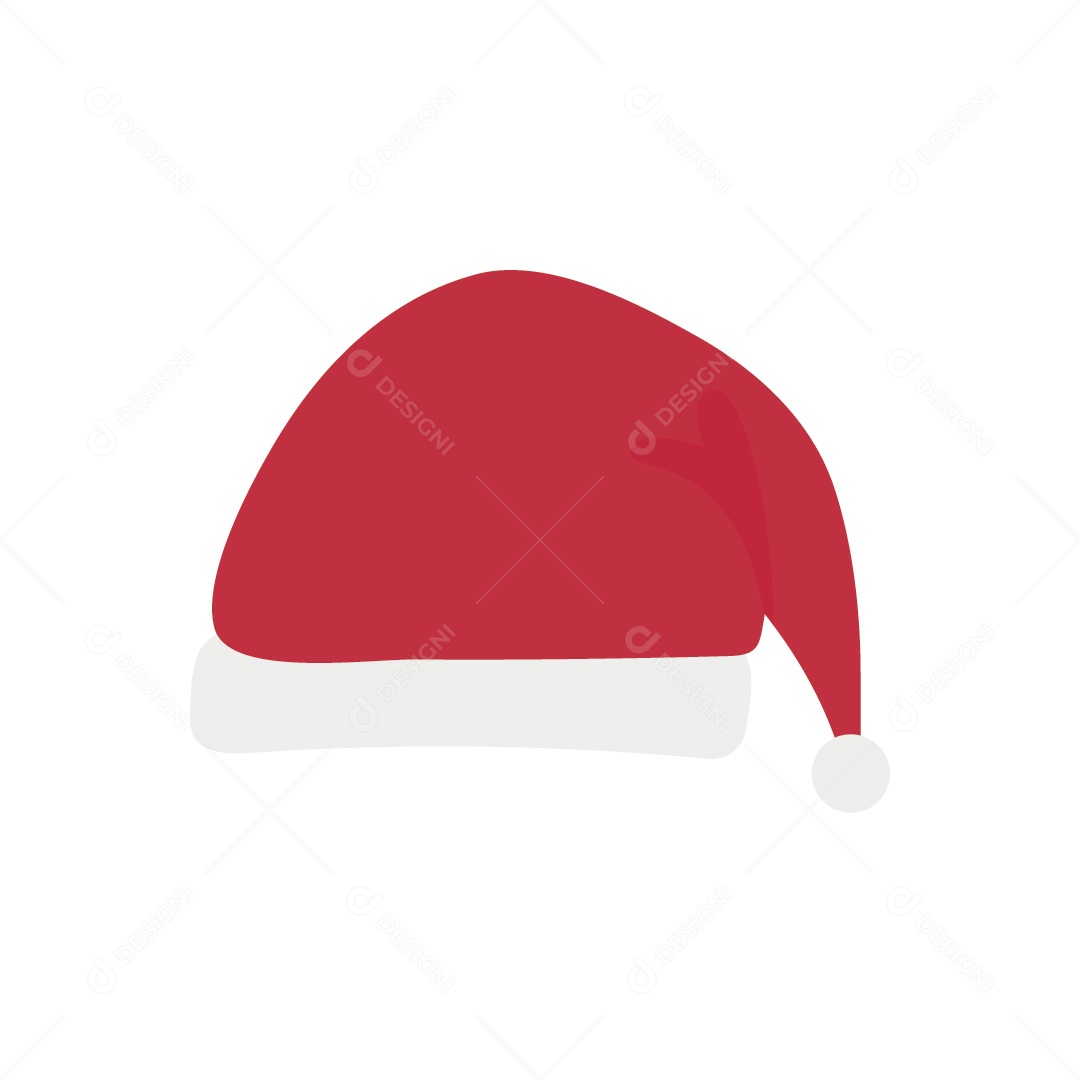 Gorro de Papai de Noel Ilustração Vetor EPS