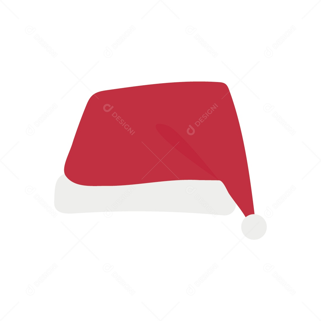 Gorro de Papai de Noel Ilustração Vetor EPS