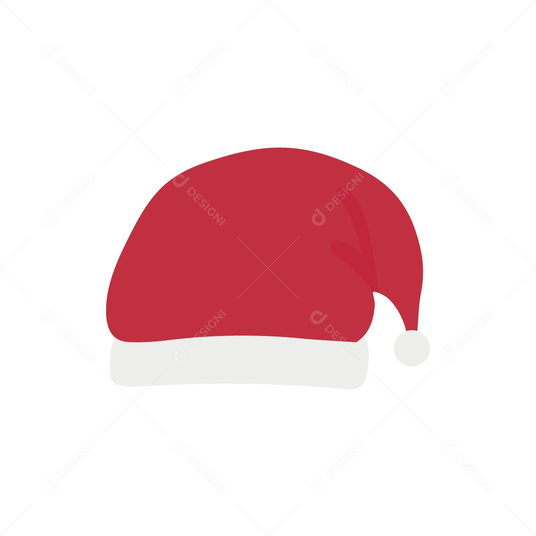 Gorro de Papai de Noel Ilustração Vetor EPS