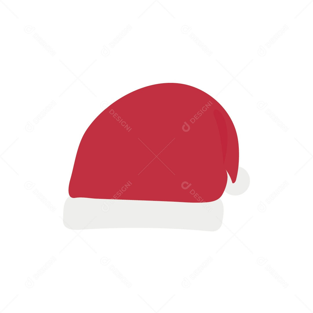 Gorro de Papai de Noel Ilustração Vetor EPS