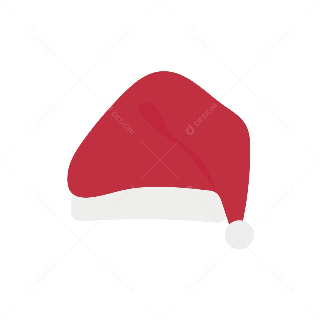 Gorro de Papai de Noel Ilustração Vetor EPS