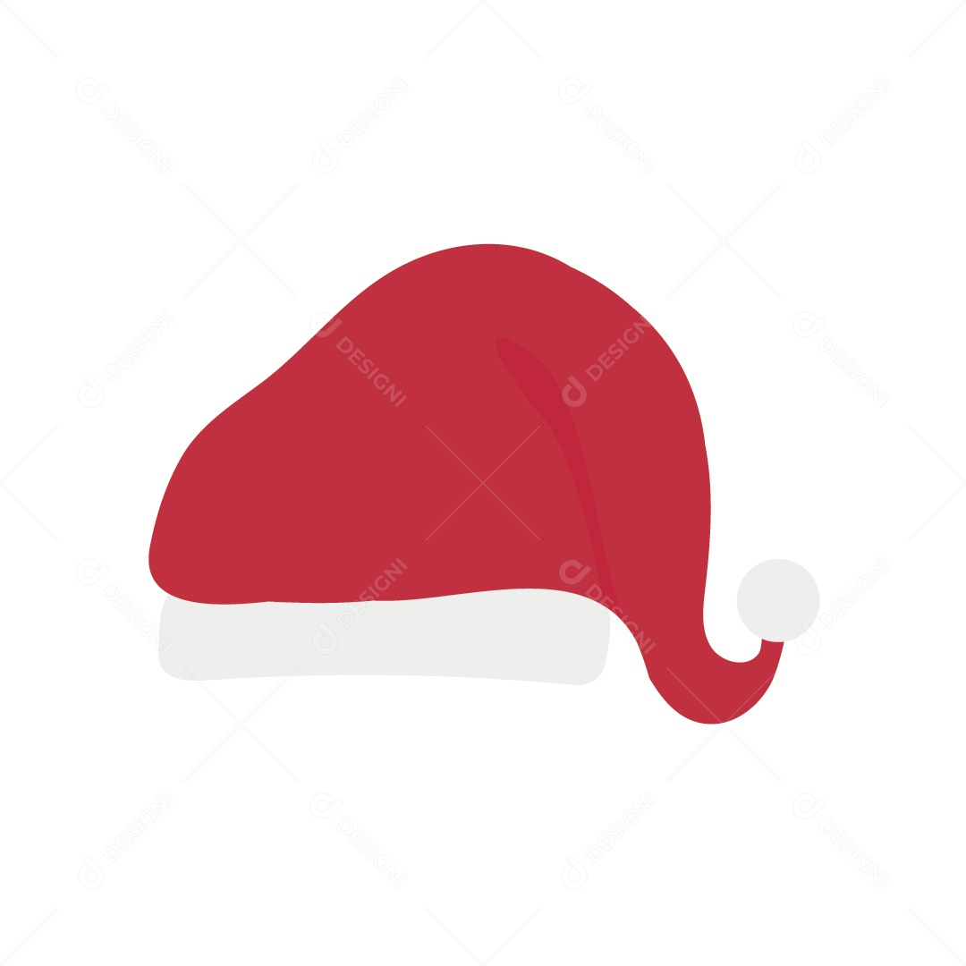 Gorro de Papai de Noel Ilustração Vetor EPS