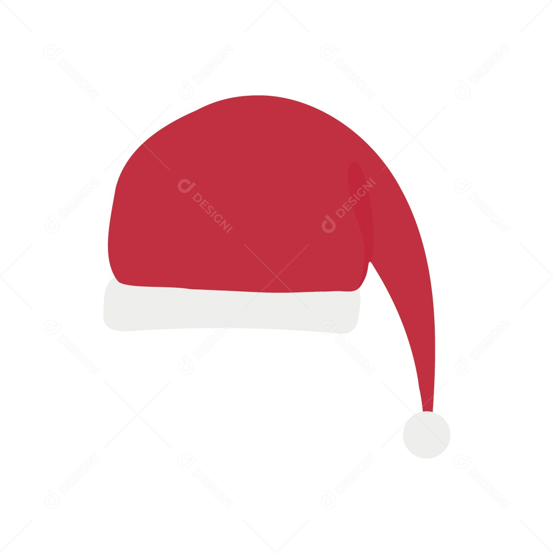 Gorro de Papai de Noel Ilustração Vetor EPS