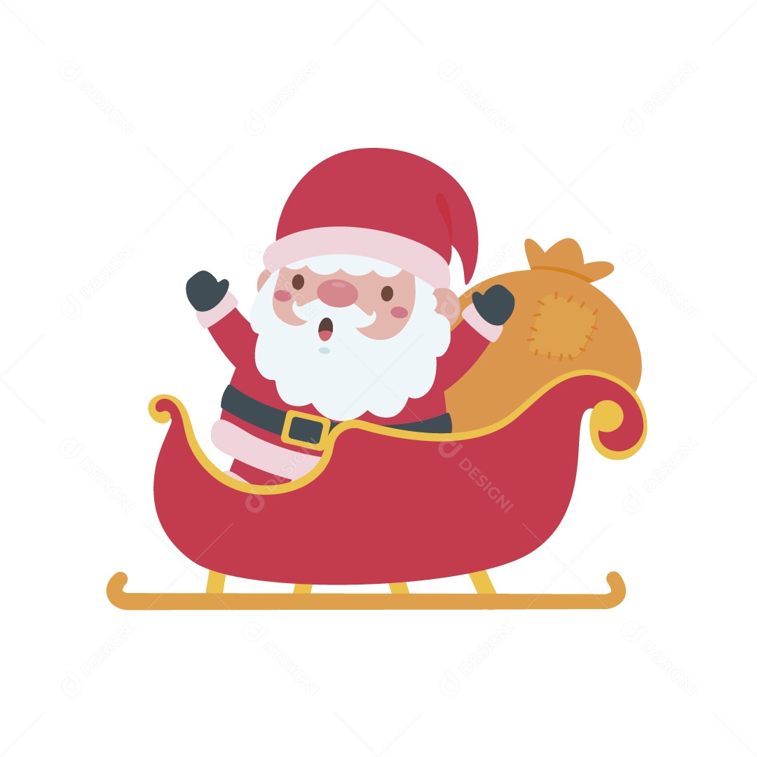 Papai Noel Ilustração Vetor EPS