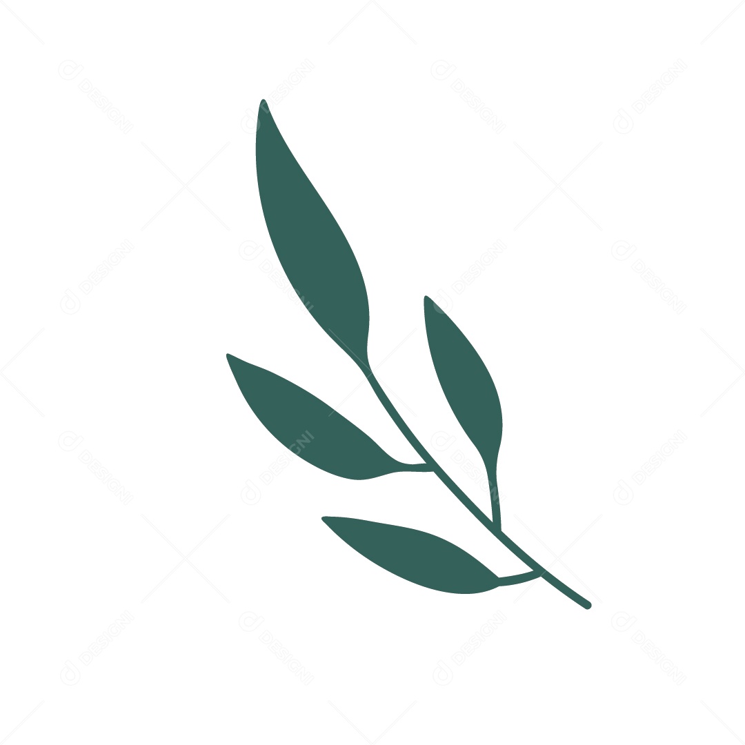 Folhas Ilustração Vetor EPS