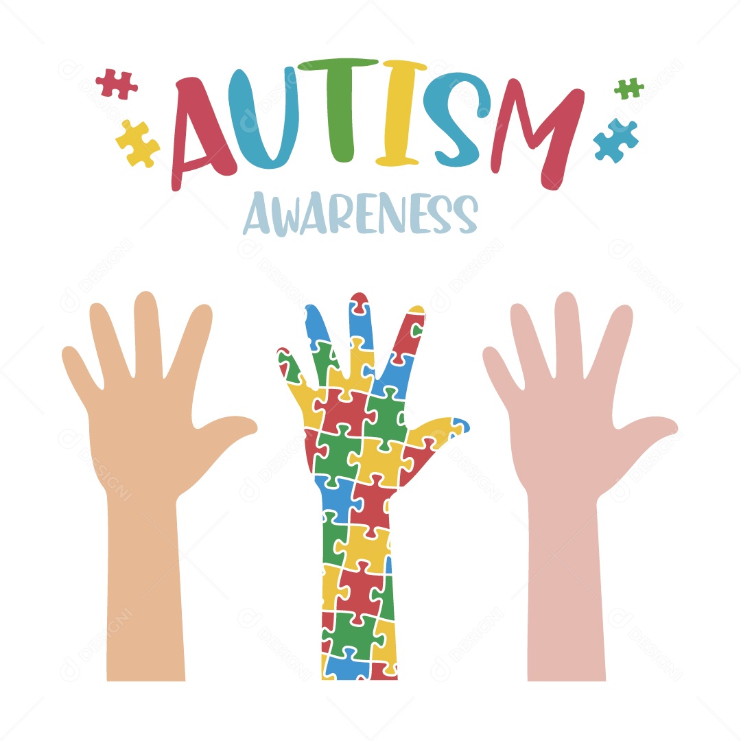 Ilustração de Autismo Vetor EPS