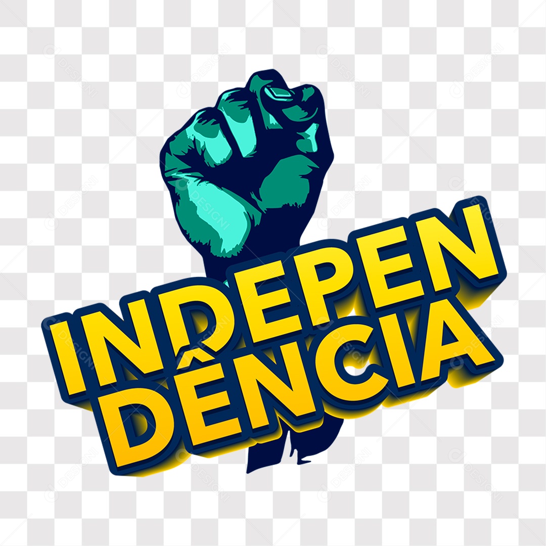 Lettering Independência EPS + PNG