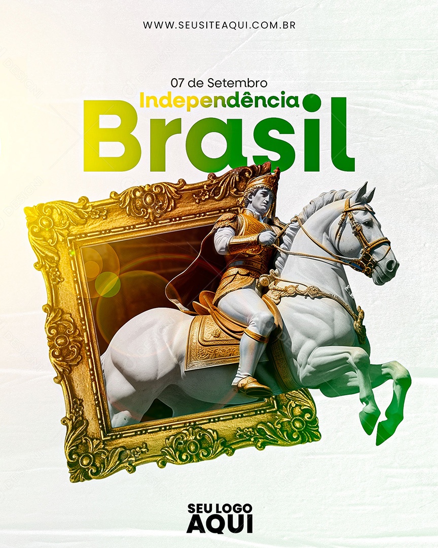 Brazilian Independence Day: We Celebrate the Courage of Those Who Fought Social Media PSD Editable