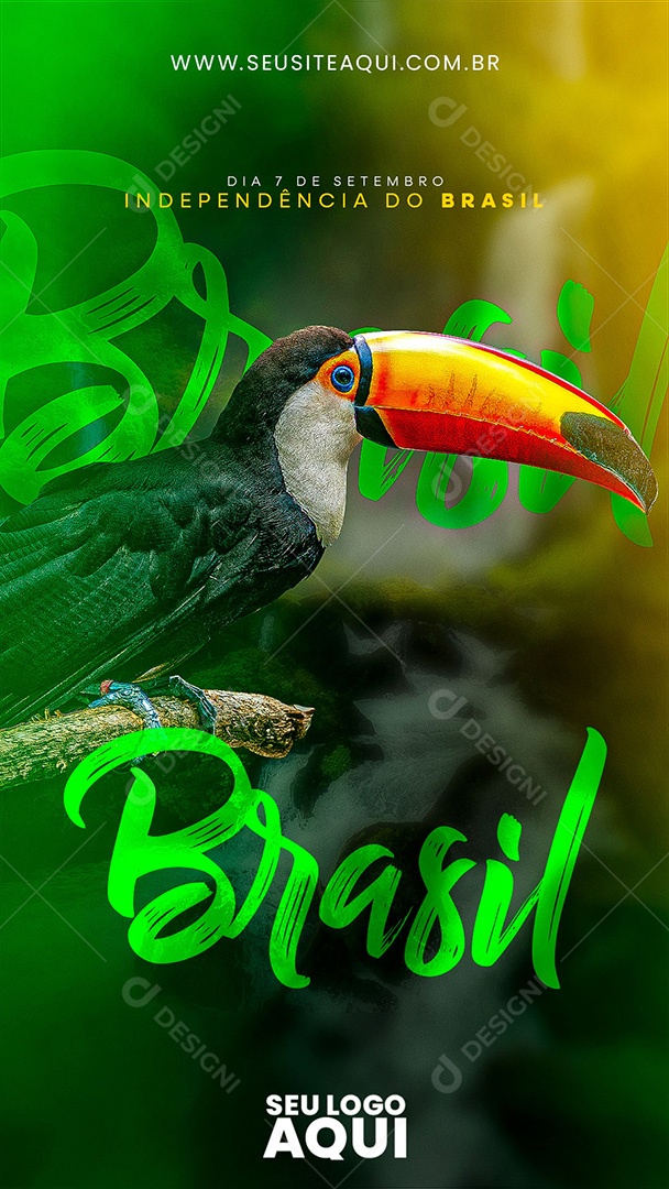 Story Dia da Independência do Brasil 7 De Setembro Social Media PSD Editável