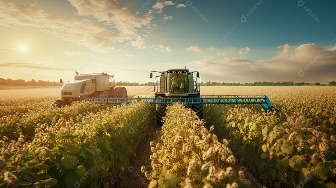 Ilustração sobre agricultura.