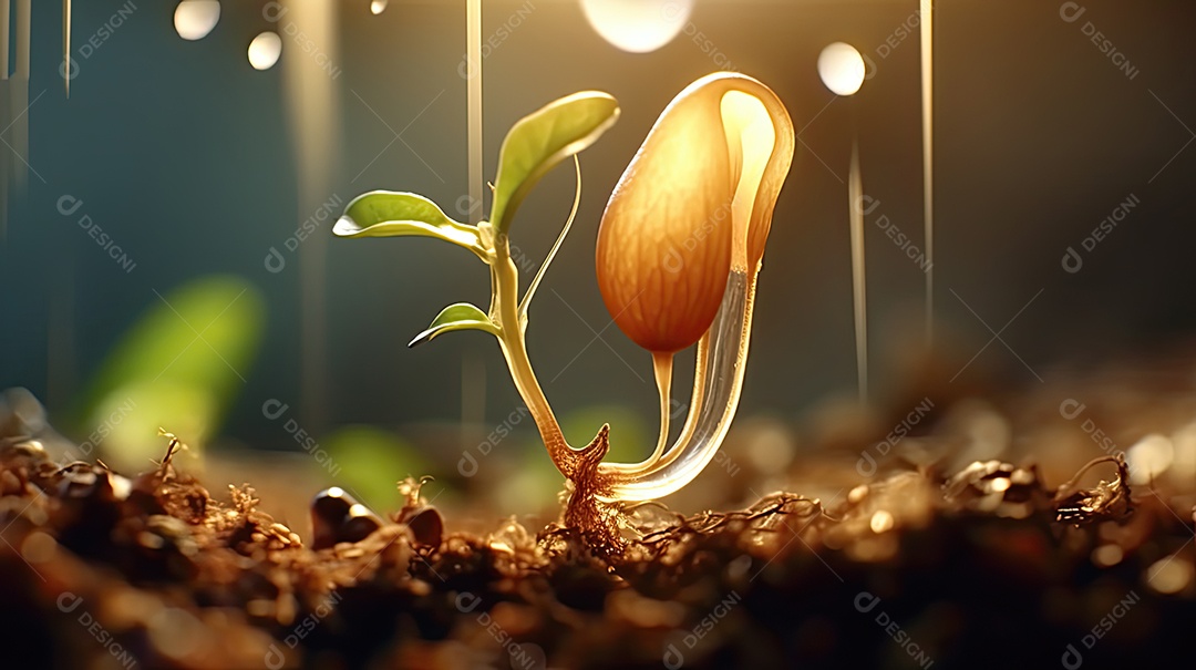 Ilustração sobre agricultura.