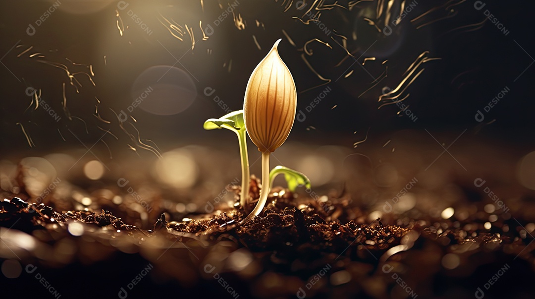 Ilustração sobre agricultura.