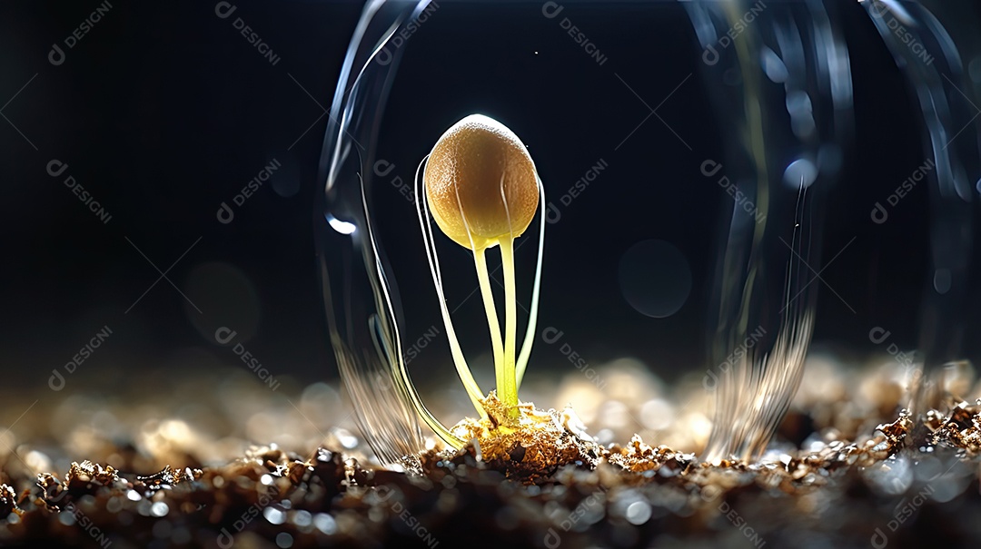 Ilustração sobre agricultura.