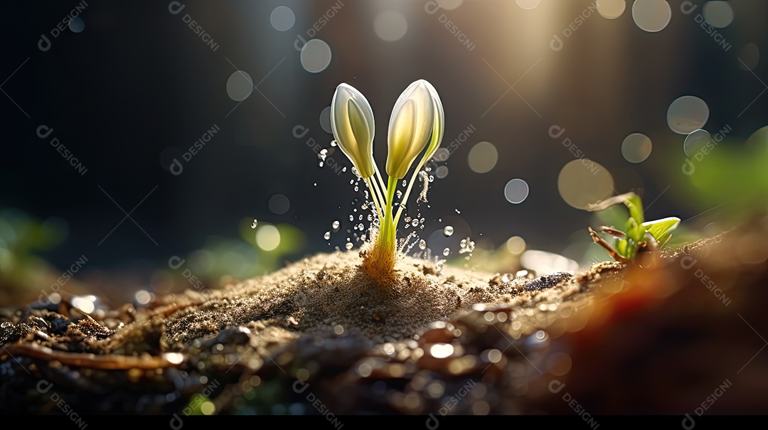 Ilustração sobre agricultura.