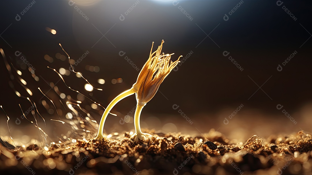 Ilustração sobre agricultura.