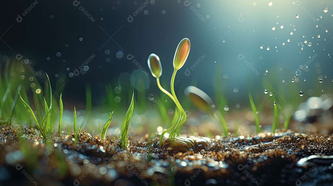 Ilustração sobre agricultura.