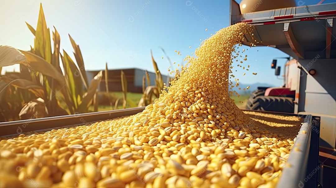 Ilustração sobre agricultura.