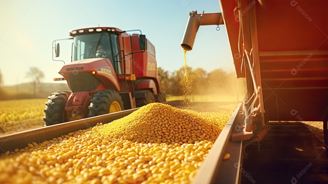 Ilustração sobre agricultura.