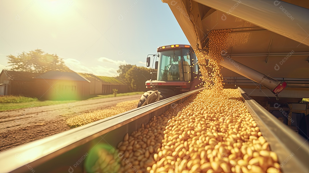 Ilustração sobre agricultura.