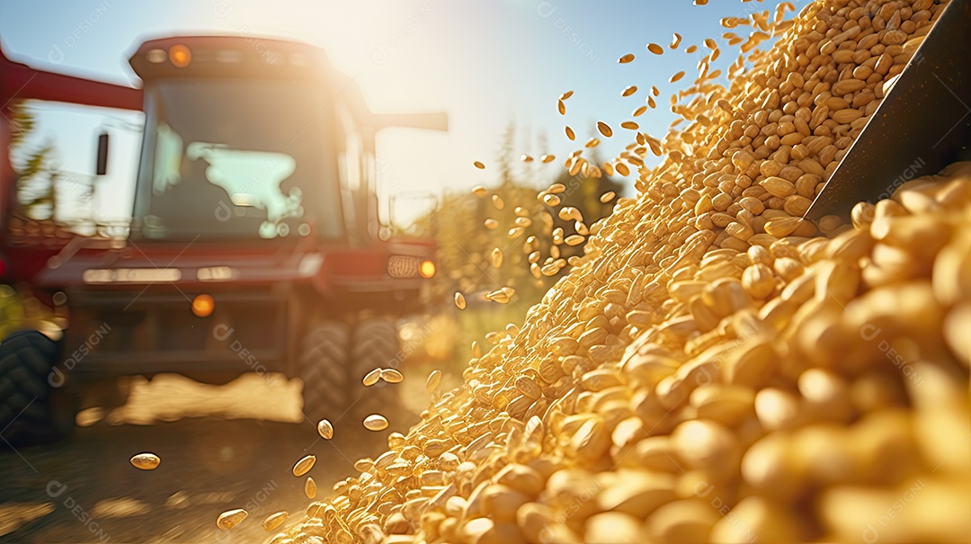 Ilustração sobre agricultura.