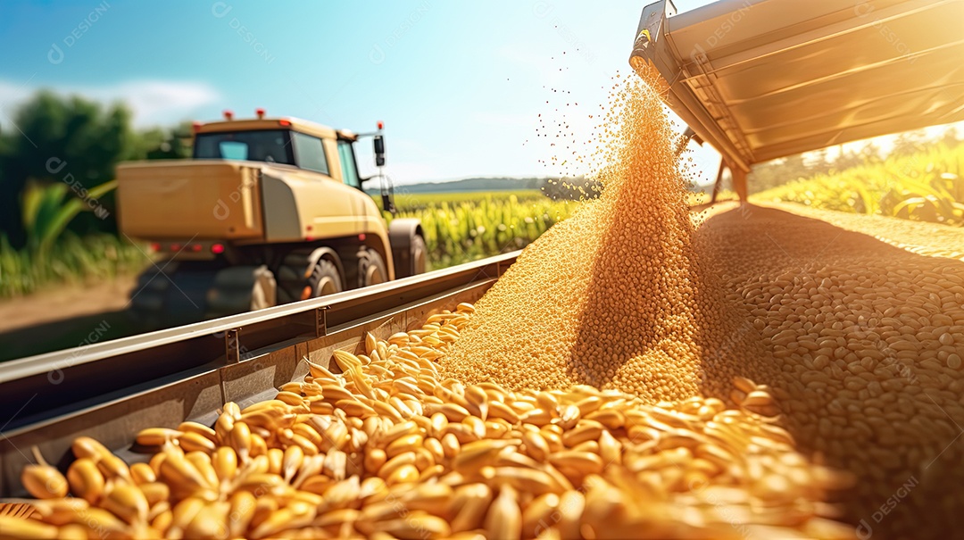 Ilustração sobre agricultura.