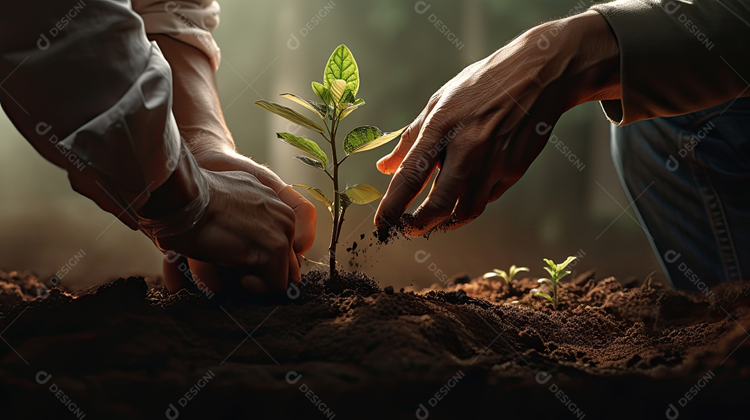 Ilustração sobre agricultura.