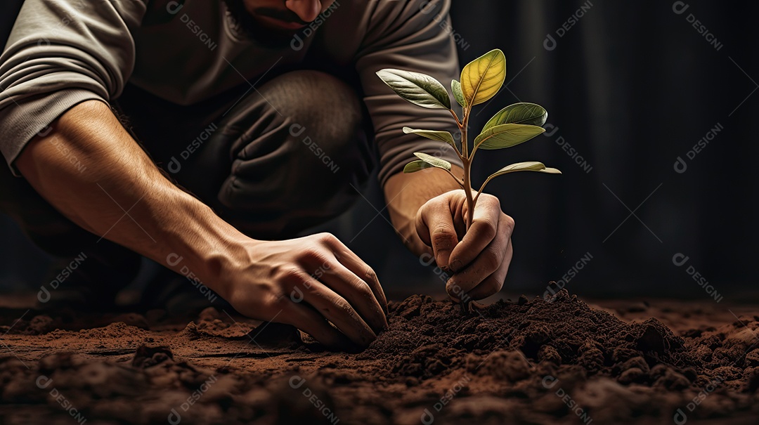 Ilustração sobre agricultura.