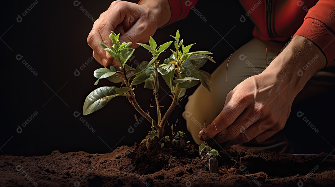 Ilustração sobre agricultura.