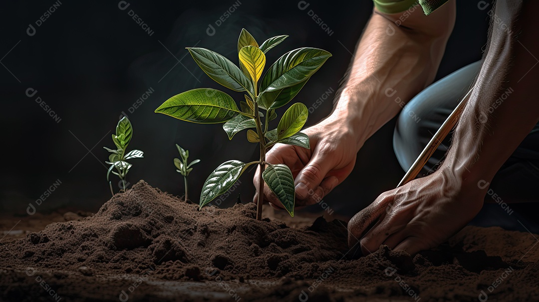 Ilustração sobre agricultura.