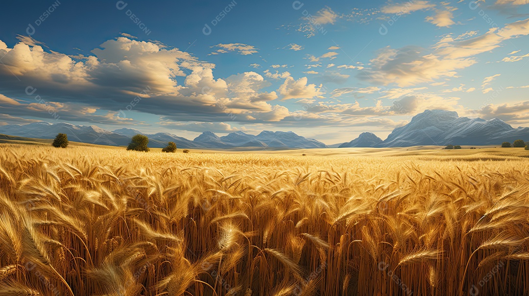 Ilustração sobre agricultura.