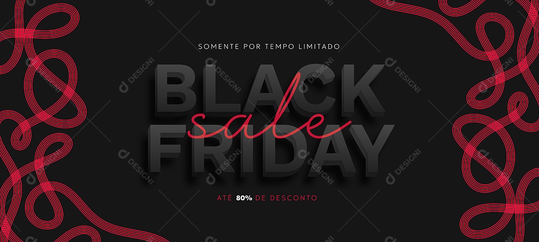 Black Friday Ilustração EPS Editável